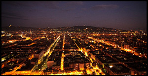 Panoramica serale della città dal futuro grattacielo Intesa Sanpaolo. Fotografia di Michele D’Ottavio, 2009. © MuseoTorino