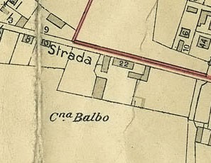 Cascina Cassotti Balbo, La Balbo. Pianta di Torino, 1935. © Archivio Storico della Città di Torino