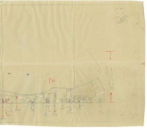 Bombardamenti aerei. Censimento edifici danneggiati o distrutti. ASCT Fondo danni di guerra inv. 2464 cart. 49 fasc. 1 seconda parte. © Archivio Storico della Città di Torino