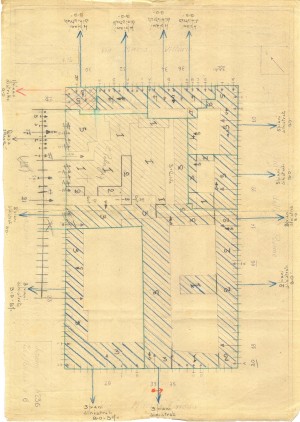 Bombardamenti aerei. Censimento edifici danneggiati o distrutti. ASCT Fondo danni di guerra inv. 236 cart. 4 fasc. 26. © Archivio Storico della Città di Torino
