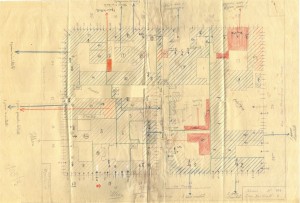 Bombardamenti aerei. Censimento edifici danneggiati o distrutti. ASCT Fondo danni di guerra inv. 103 cart. 2 fasc. 32. © Archivio Storico della Città di Torino