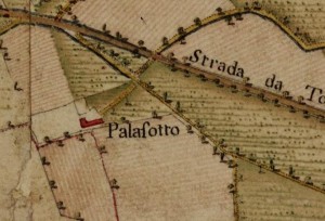 Cascina Palazzotto. Carta Topografica della Caccia, 1760-1766 circa, © Archivio di Stato di Torino.