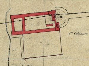 Cascina Cabianca. Catasto Rabbini, 1866. © Archivio di Stato di Torino