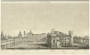 Veduta di piazza Castello. © Archivio Storico della Città di Torino
 