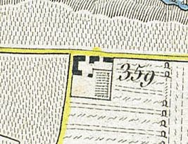 Cascina Tempia. Antonio Rabbini , Topografia della Città e Territorio di Torino, 1840, © Archivio Storico della Città di Torino