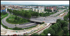 Panorama della tangenziale nord, svincolo per Caselle. Fotografia di Michele D’Ottavio, 2009. © MuseoTorino.