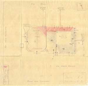 Bombardamenti aerei. Censimento edifici danneggiati o distrutti. ASCT Fondo danni di guerra inv. 6 cart. 1 fasc. 6. © Archivio Storico della Città di Torino