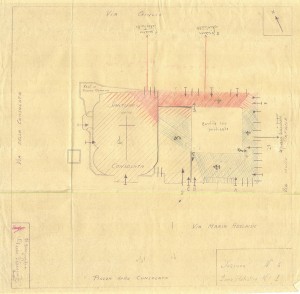 Bombardamenti aerei. Censimento edifici danneggiati o distrutti. ASCT Fondo danni di guerra inv. 6 cart. 1 fasc. 6. © Archivio Storico della Città di Torino