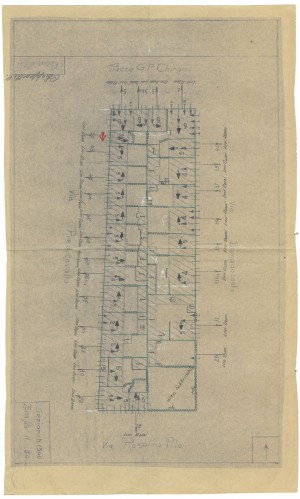 Bombardamenti aerei. Censimento edifici danneggiati o distrutti. ASCT Fondo danni di guerra inv. 1346 cart. 27 fasc. 37. © Archivio Storico della Città di Torino