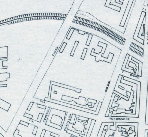 Cascina La Marchesa, già La Florita. Istituto Geografico Militare, Pianta di Torino, 1974, © Archivio Storico della Città di Torino