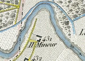 Cascina Mineur. Topografia della Città e Territorio di Torino, 1840. © Archivio Storico della Città di Torino