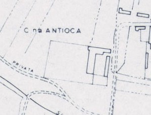 Cascina Antiochia. Istituto Geografico Militare, Pianta di Torino, 1974. © Archivio Storico della Città di Torino