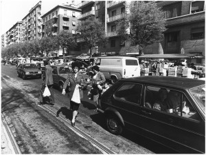Mercato Santa Rita Sebastopoli, 1983 © Archivio Storico della Città di Torino (ASCT, Fototeca, 11B12_096)