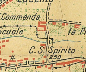 Cascina Commenda.Istituto Geografico Militare, Pianta di Torino e dintorni, 1911. © Archivio Storico della Città di Torino