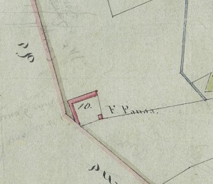 Cascina Pansa. Mappa primitiva Napoleonica 1805. © Archivio Storico della Città di Torino