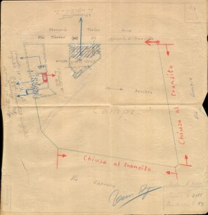 Bombardamenti aerei. Censimento edifici danneggiati o distrutti. ASCT Fondo danni di guerra inv. 2315 cart. 46 fasc. 4. © Archivio Storico della Città di Torino 