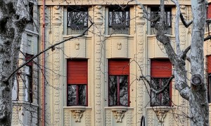 Particolare facciata-progetto edilizio casa Bellia/Ballatore di Rosana (ASCT, PE I cat. 1912)
