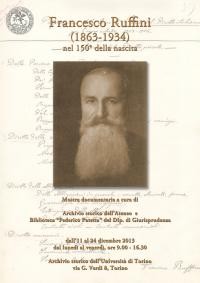 Francesco Ruffini (Lessolo, 1863 - Torino, 1934)