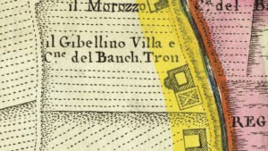 Cascina Gibellino. Amedeo Grossi, Carta Corografica dimostrativa del territorio della Città di Torino. 1791, © Archivio Storico della Città di Torino.