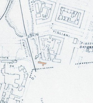 Cascina Le Basse. Istituto Geografico Militare, Pianta di Torino, 1974, © Archivio Storico della Città di Torino