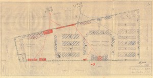 Bombardamenti aerei. Censimento edifici danneggiati o distrutti. ASCT Fondo danni di guerra inv. 2157 cart. 44 fasc. 12. © Archivio Storico della Città di Torino 