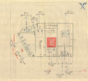 Bombardamenti aerei. Censimento edifici danneggiati o distrutti. ASCT Fondo danni di guerra inv. 582 cart. 12 fasc. 12. © Archivio Storico della Città di Torino