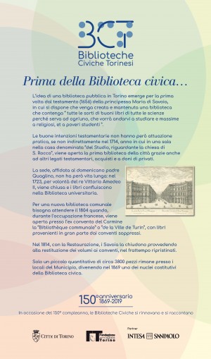 1869-2019. Prima della biblioteca civica...