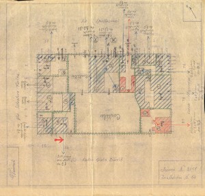 Bombardamenti aerei. Censimento edifici danneggiati o distrutti. ASCT Fondo danni di guerra inv. 2151 cart. 44 fasc. 6. © Archivio Storico della Città di Torino 