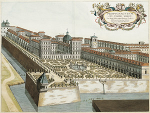 Veduta del Bastion Verde dal Theatrum Sabaudiae, I, tavola 14. © Archivio Storico della Città di Torino