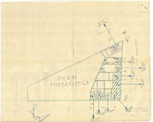 Bombardamenti aerei. Censimento edifici danneggiati o distrutti. ASCT Fondo danni di guerra inv. 1548 cart. 32 fasc. 7. © Archivio Storico della Città di Torino
