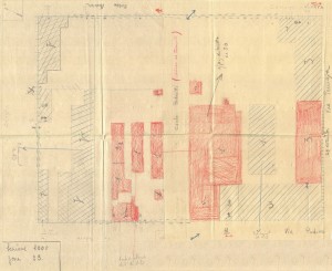 Bombardamenti aerei. Censimento edifici danneggiati o distrutti. ASCT Fondo danni di guerra inv. 1000 cart. 21 fasc. 1. © Archivio Storico della Città di Torino