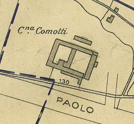 Cascina Comotto. Pianta di Torino, 1935. © Archivio Storico della Città di Torino