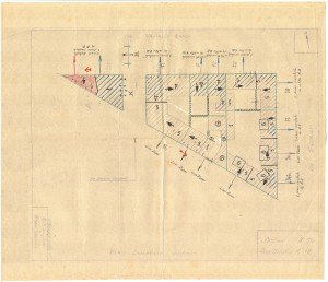 Bombardamenti aerei. Censimento edifici danneggiati o distrutti. ASCT Fondo danni di guerra inv. 734 cart. 15 fasc. 15. © Archivio Storico della Città di Torino