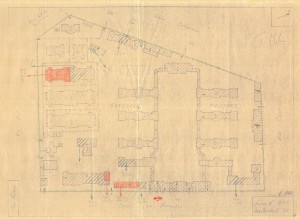 Bombardamenti aerei. Censimento edifici danneggiati o distrutti. ASCT Fondo danni di guerra inv. 2155 cart. 44 fasc. 10. © Archivio Storico della Città di Torino 