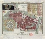 Plan de la ville de Turin, 1830 circa