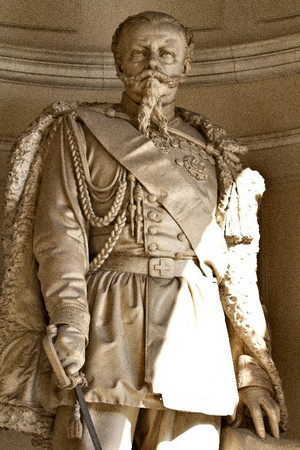 Vincenzo Vela, Monumento a Vittorio Emanuele II (particolare). Fotografia di Mattia Boero, 2010. © MuseoTorino.