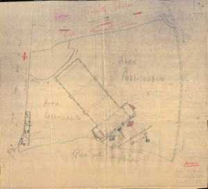 Bombardamenti aerei. Censimento edifici danneggiati o distrutti. ASCT Fondo danni di guerra inv. 2439 cart. 49 fasc. 2. © Archivio Storico della Città di Torino