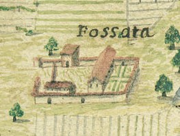 Cascina Fossata. Carta Tipografica della Campagna, 1685.  © Archivio Storico della Città di Torino