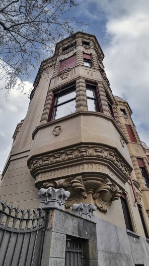 Bow-window-progetto edilizio casa Bellia/Ballatore di Rosana (ASCT, PE I cat. 1912)